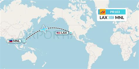 lax to mnl